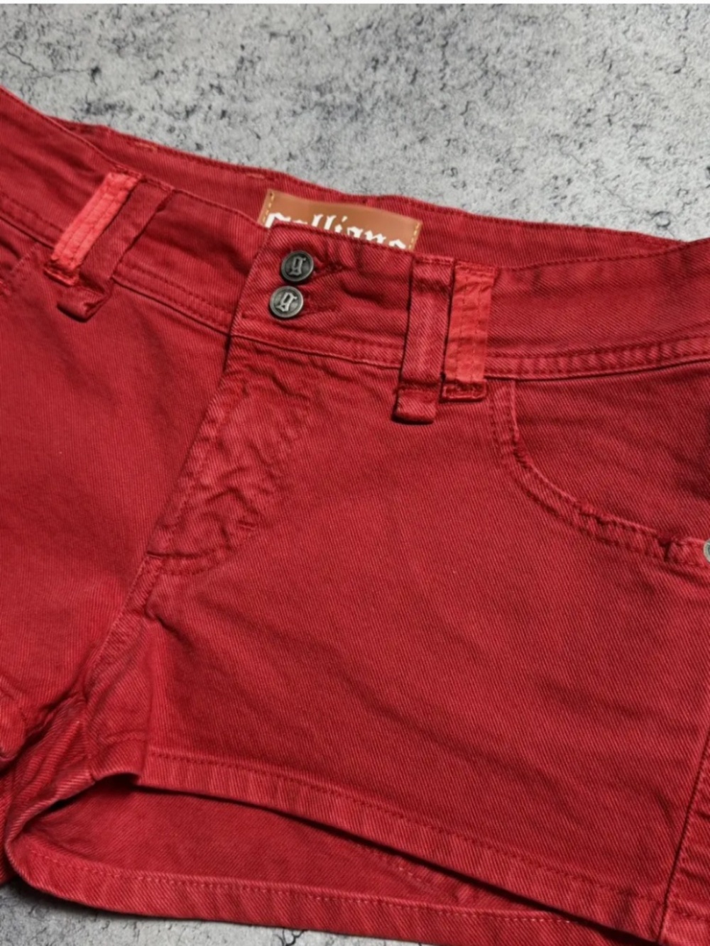 (NWT) NEW Galliano Y2K 00s Mini Shorts With Bow - Picture 4 of 8